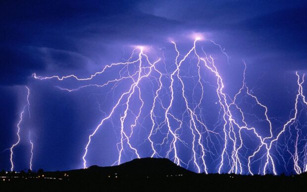  2 children strike to death by lightening