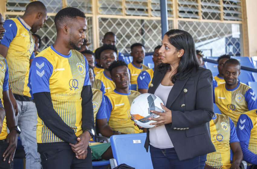  Maybin Mwaba salutes Promoted Ma Ranger 