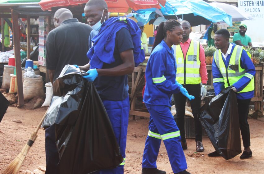  Solwezi Council cleans markets, public places